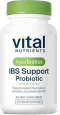 Hyperbiotics IBS Support Probiotic | Reduce Symptoms of IBS | Prolonged Relief from Bloating Gas Irregularity & Abdominal Discomfort | Shelf-Stable | Vegan | 30 Capsules