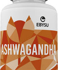 EBYSU Ashwagandha Supplement - 120 Capsules with Black Pepper Extract - Traditionally Used in Ayurveda Nervine Tonic, Sleep Aid & Memory Enhancement - 650mg Root Powder Pills
