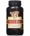 Barleans Eye Remedy 16oz Barleans Fresh Flaxseed Oil Softgels from Cold Pressed Flax Seeds 250ct