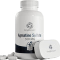 LongLifeNutri Agmatine Sulfate 500Mg - 180 Veg Caps | Pre-Workout | Nitric Oxide Supplement | Strength & Focus Booster | Supports Muscle Recovery