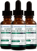 Approved Science Liquid Chlorophyll 6 fl. Oz. 60 mg ChloroAbsor Mulberry Leaf Extract Energize The Body Digestive and Immune Support Natural Deodorant and Detox Vegan Made in The USA