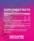 Microbiome Labs MegaPre Gut Health Powder - Powdered Prebiotic Blend - Oligosaccharides for Immune & Digestion Support - Prebiotics Supplement for Adults, Kids - Pineapple Orange Guava Flavor (5.5 oz)