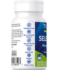 Rite Aid Selenium Tablets 200 Mcg, 100 Count, Natural Mineral And Antioxidant, Essential Support For The Body