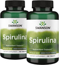 Swanson Spirulina 500 Milligrams 360 Tabs 2 Bottles