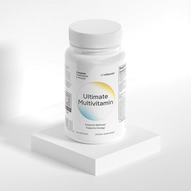 Envitamin Ultimate Multivitamin Multimineral and Superfood with 42 Fruit and Vegetable Blend 60 Count