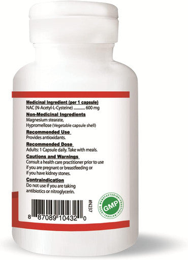 Nutridom Nac 600Mg 60 Caps