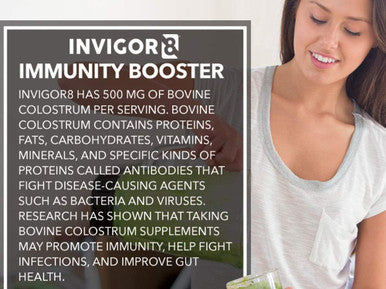 INVIGOR8 Superfood Protein Shake with Immunity Boosters - Gluten-Free Non GMO Meal Replacement Shake with Probiotics and Omega 3 (645 Grams) (French Vanilla)