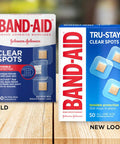 Band-Aid Brand Tru-Stay Clear Bandages Spots, 50 Count