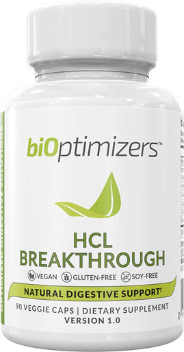 BiOptimizers - Magnesium Breakthrough (60 Capsules) and HCL Breakthrough (90 Capsules) Supplement Bundle