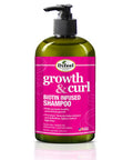 Difeel Growth and Curl Biotin Shampoo 12 oz. - Curly Hair Shampoo for Hair Growth, Natural Curl Shampoo
