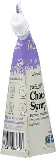 Nunaturals NuStevia Pourable Chocolate Syrup Pouch 6.6 FZ