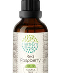 Red Raspberry B60 Alcohol-Free Herbal Extract Tincture, Concentrated Liquid Drops Natural Red Raspberry (Rubus idaeus) Dried Leaf (2 fl oz)