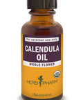 Herb Pharm Certified Organic Calendula Oil - 1 Ounce