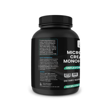 PURE ORIGINAL INGREDIENTS Micronized Creatine Monohydrate, 270 Servings, No Fillers, Unflavored