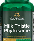 Swanson Siliphos Milk Thistle Phytosome 300 Milligrams 60 Capsules