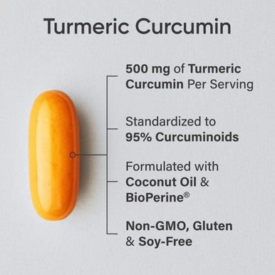 Sports Research Turmeric Curcumin C3 Complex - Softgels With Bioperine Black Pepper Extract & Organic Coconut Oil, Standardized 95% Curcuminoids - Non-Gmo Verified & Gluten - 500Mg, 120 Count