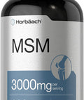 MSM Supplement | 3000mg | 300 Coated Caplets | Methylsulfonylmethane with Calcium | Vegetarian, Non-GMO, Gluten Free | by Horbaach