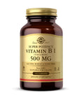 Solgar Vitamin B1 (Thiamin) - 100 Tablets - Super Potency 500Mg Formula - Non-Gmo Vegan Gluten Free Kosher Halal 100 Servings