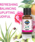 Garden of Life Essential Oils 100% Organic Happy 0.5 Fl Oz