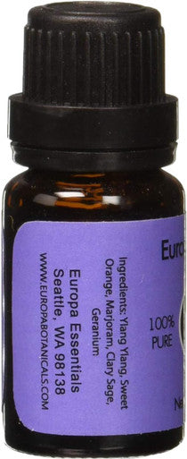 Europa Essentials All Natural GOOD NIGHT Sleep Assist Synergy Essential Oil Blend - 100% PURE Therapeutic Grade, Aromatherapy Blend w/ Ylang Ylang, Sweet Orange, Marjoram, Clary Sage & Geranium, 10ml