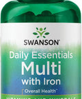 Swanson Multi and Mineral Daily Men's Women's Multivitamin Multimineral Health Supplement 100 Capsules (Caps)