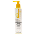 DERMA E Vitamin C Cleanser - Daily Brightening Cleanser Hydrating Face Wash to Even Out Skin Tone Moisturizing Face Cleanser for a Radiant Glow, 6 fl oz