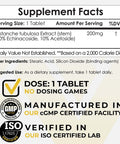Cistanche tubulosa Tablets | 200mg | 60 Count | Minimum 50% Echinacoside + 10% Acetoside (Verbascoside) | Promotes Physical Strength and Energy | Promotes Vitality | Nootropics Depot