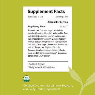Banyan Botanicals Immune Health Now Organic Herbal Immune Booster - Powdered Mix Of Herbs For Lungs, Respiratory & Immune System Support* 3.5Oz Non Gmo Sustainably Sourced Vegan