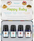 SpaRoom K07877 Kid's korner happy baby essentials - essential oil variety pack with travel tin, 1 Count, 0.5 kg