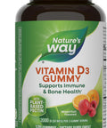 Nature'S Way Vitamin D3 Gummies, Supports Immune And Bone Health*, 2000 Iu (50 Mcg) Per 2-Gummy Serving, Mixed Fruit Flavored, 120 Gummies (Packaging May Vary)