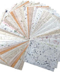 A5 50 Sheets Natural Fiber Mulberry Tree,Mulberry paper Sheets Square Origami, Arts Folding Craft, Decoration, Paper for DIY Crafts. 8.3" x 5.8" (Purple Tone, A5)