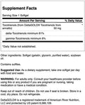 Swanson Deltagold Tocotrienols-Annatto Tocotrienols -Vitamin E Tocotrienols 99% Tocopherol (60 Softgels 50mg Each) (2 Pack)