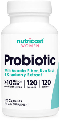 Nutricost Probiotic for Women 10 Billion CFU 120 Capsules