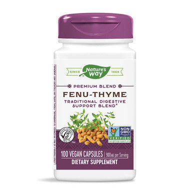 Natures Way, Fenugreek and Thyme, 100 Capsules (Packaging May Vary)2