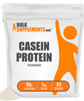 BulkSupplements Casein Protein Powder - Whey Casein Blend Protein Powder - Protein Powder Casein - Micellar Casein - 25g of Protein - 30g , 33 Servings (1 Kilogram - 2.2 lbs)