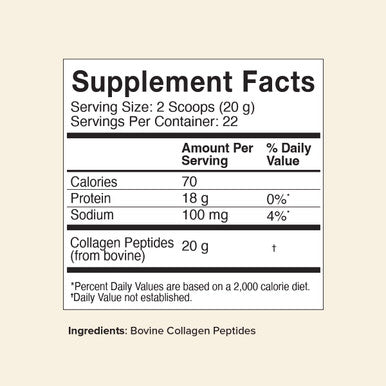 Great Lakes Wellness Collagen Peptides Powder for Skin Hair Nails Joints and Digestion Unflavored 16 Oz