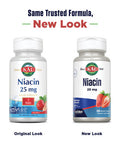 Kal 25 Mg Niacin Tablets, Strawberry, 200 Count