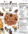 Ascent Casein Protein Powder Chocolate Peanut Butter 2 Lb & Plant Protein Powder Chocolate 18 Servings