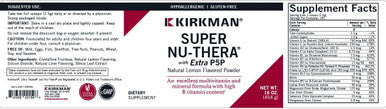 Kirkman Super Nu-Thera with 25 mg P-5-P Powder - New Improved Formula 454 gm/16 oz