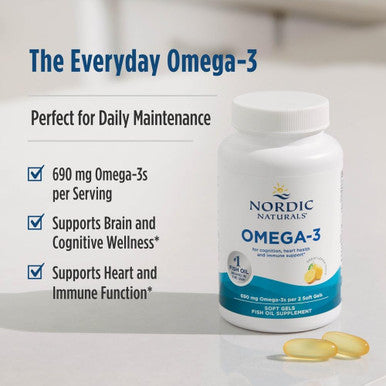 Nordic Naturals 690 mg Omega 3 60 Softgels