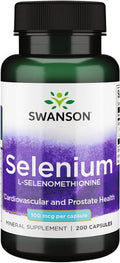 Swanson Selenium (L-Selenomethionine) 100 mcg 200 Capsules