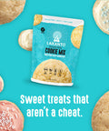 Lakanto Sugar Cookie Mix - Monk Fruit Sweetener 1g Net Carb Gluten Dairy Keto Diet Friendly Delicious Snack Almond Flour Baking Mix (12 Servings)