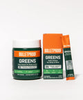 Bulletproof Greens, 8.4 Ounces, Daily Greens Powder, And 15 Count Greens Packets Bundle