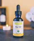 Banyan Botanicals Ear Oil Organic Herbal Drops With Ashwagandha, Bilva & Garlic Soothing And Comforting For The Ears 1 Oz Non Gmo Sustainably Sourced No Sting