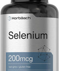 HorbAach Selenium 200Mcg Supplement 120 Tablets Non-Gmo And Gluten Free
