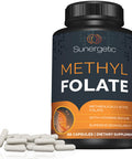 Sunergetic Premium Methyl Folate Supplement ÃƒÂ¢Ã¢â€šÂ¬Ã¢â‚¬Å“ with Methylated Vitamin B12 and Vitamin B6 ÃƒÂ¢Ã¢â€šÂ¬Ã¢â‚¬Å“ Metabolically Active Folate as Magnafolate - Methylfolate 400 mcg per Capsule ÃƒÂ¢Ã¢â€šÂ¬Ã¢â‚¬Å“ 60 Capsules