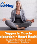 Slowmag Mg Muscle + Heart Supports Muscle Relaxation And Heart Health. Magnesium Chloride + Calcium SlowRelease Tablets Easy To Absorb And Gentle On The Stomach. 60 Count (Pack Of 2)