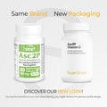 Supersmart Asc2P 500 mg Per Day Magnesium Ascorbyl Phosphate AntiAging Antioxidant Supplement Powerful Form of Vitamin C NonGMO Gluten Free 60 Vegetarian Capsules