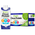 Orgain Grass Fed Clean Protein Shake Vanilla Bean Meal Replacement 11 oz 12 Count Organic Nutritional Shake Sweet Vanilla Bean Meal Replacement 16g Protein 21 Vitamins 11 Ounce 12 Count