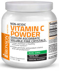 Non ic Vitamin C Powder Ascorbate Non GMO Soluble Fine Crystals - Healthy Immune System, Antioxidant and Cell Protection, 1 Kilogram (2.2 lbs, 35.3 Ounces)